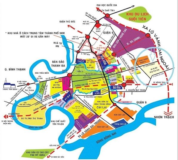 Bán đất nền dự án an thiên lý  đường d9  diện tích 119m2