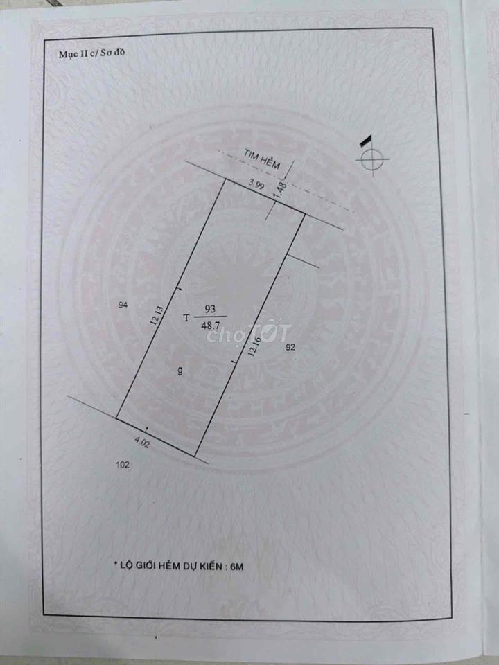 Nhà hẻm đường Tân kỳ Tân Quý