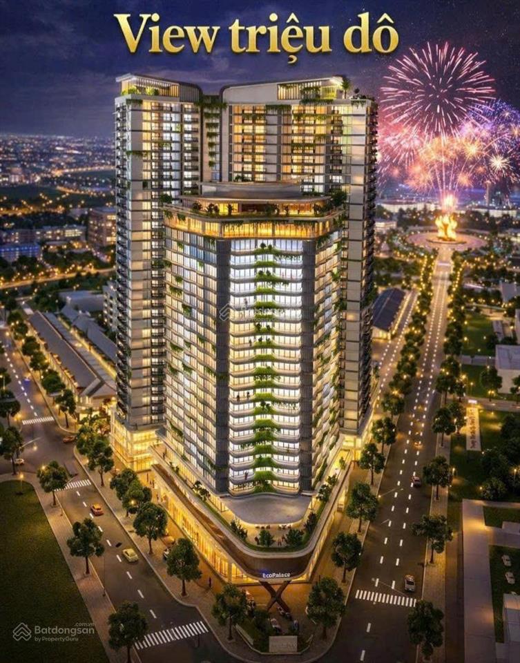 Eco palace buôn ma thuột căn hộ 2pn tầng cao, view pháo hoa