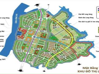 Cần bán lô đất hướng đông nam khu 5 đường thông khu đô thị long hưng city