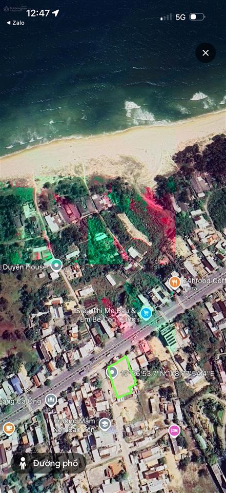 Bán đất lô góc siêu đẹp 890m2 full thổ cư mặt đường chính võ nguyên giáp, hướng bãi biển tp đà nẵng
