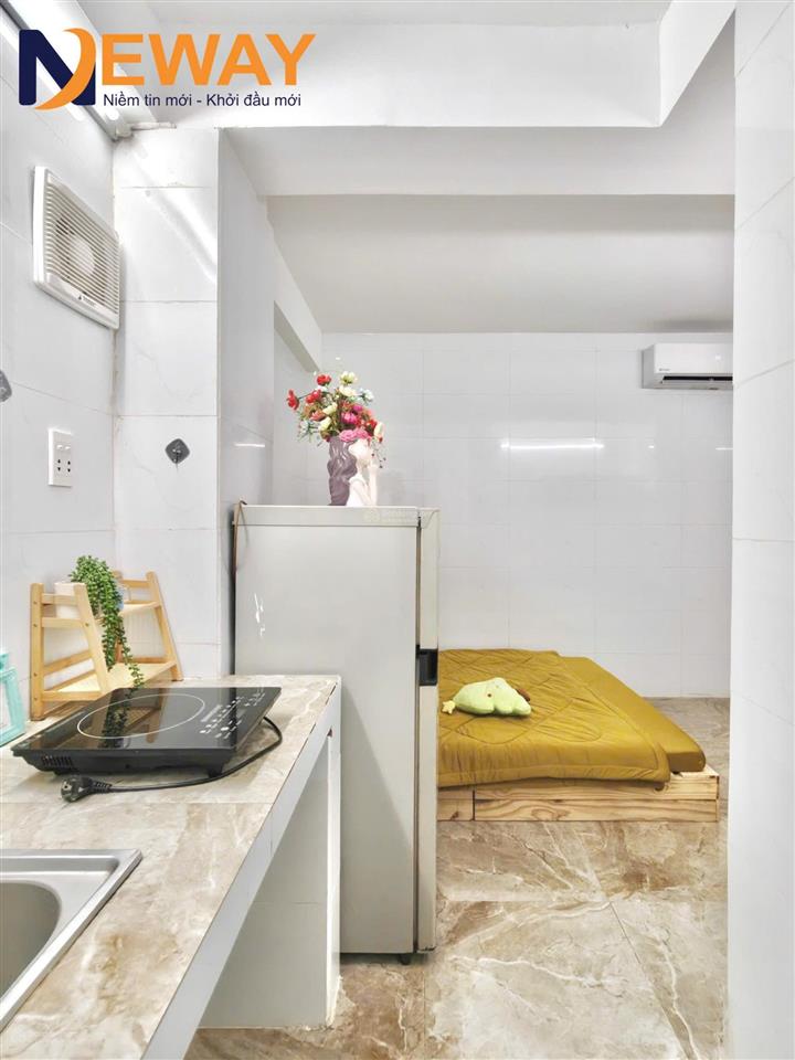 Phòng trọ giá rẻ  đầy đủ nội thất hầm xe thang máy gần đh văn hiến