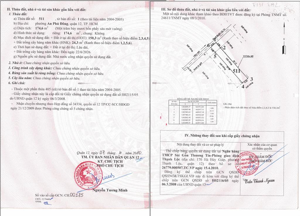 Bán đất diện tích 348,2m2 tại an phú đông, tp hồ chí minh giá 17 tỷ