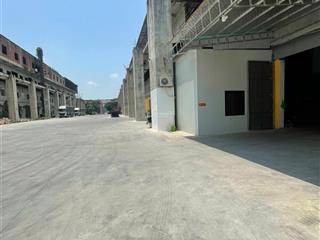 Cho thuê kho xưởng dt 5002000m, kiên cố cao 9m, pccc nghiệm thu