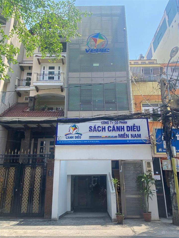 Tòa nhà hẻm 10m sư vạn hạnh p. hòa hưng dt 5m x 24m (121m2)  6 tầng  giá 40 tỷ giảm về 35 tỷ tl