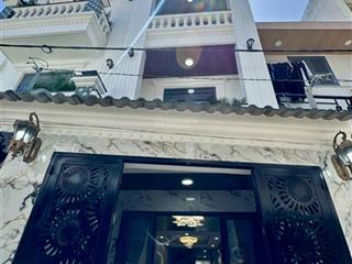 Nhà mới 4 tầng lê văn thọ  87m2 nở hậu  thang máy  9.15 tỷ