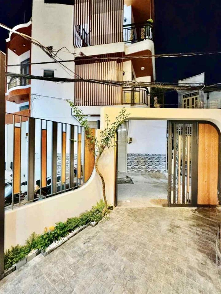 Nhà mới 3 tầng  54m2  hxh thông  ngay chợ thạch đà  pn trệt  chỉ 6,45 tỷ tl