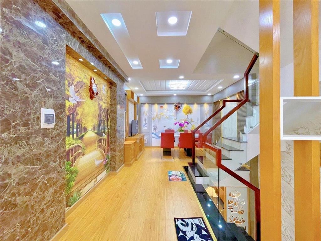Nhà 5 tầng đẹp  thống nhất  gần cityland gò vấp  hxh thông  chỉ 7tỷ480 tl