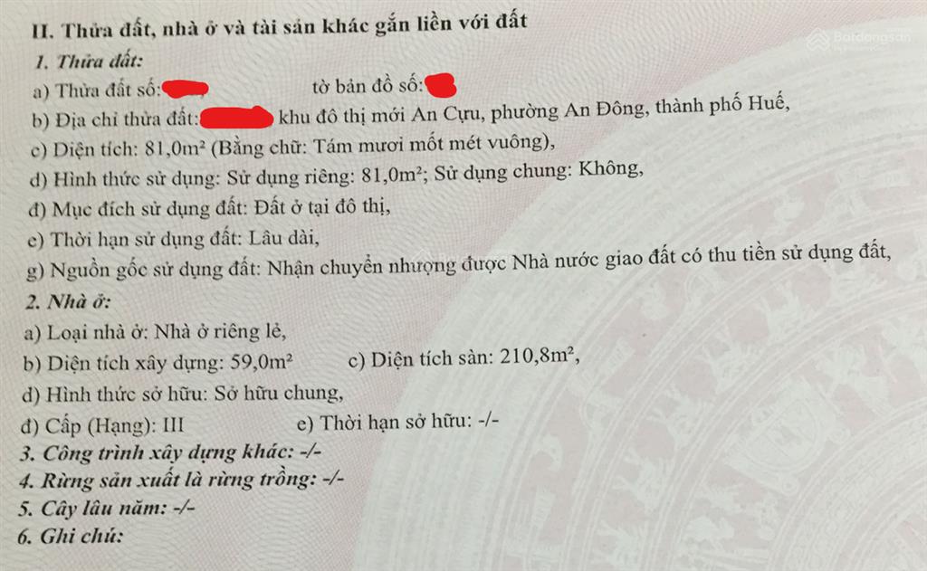 Nhà riêng kđt mới an cựu city, 81m² đất ở lâu dài, không gian thoáng, sạch đẹp