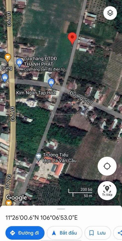Bán đất giá siêu hời tại xã thạnh tân, 950 triệu, 405 m2 sát núi bà đen