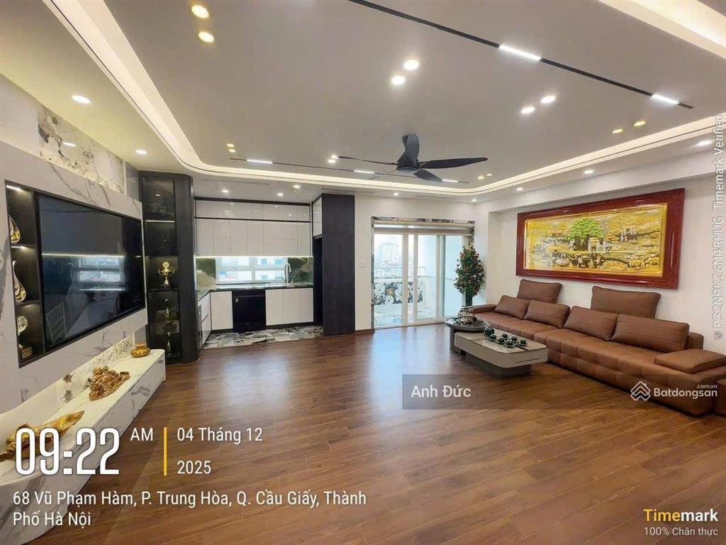 Bán căn hộ trung yên 1 cầu giấy 121m 4pn căn góc full nội thất giá 11,6 tỷ sổ đỏ