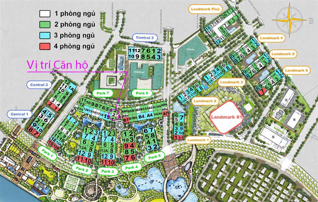 Bán căn hộ vinhomes central park  1 phòng ngủ  tòa park 7 (khu vinhomes tân cảng, bình thạnh)