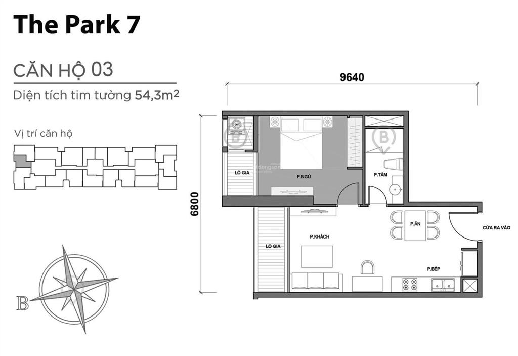 Bán căn hộ vinhomes central park  1 phòng ngủ  tòa park 7 (khu vinhomes tân cảng, bình thạnh)