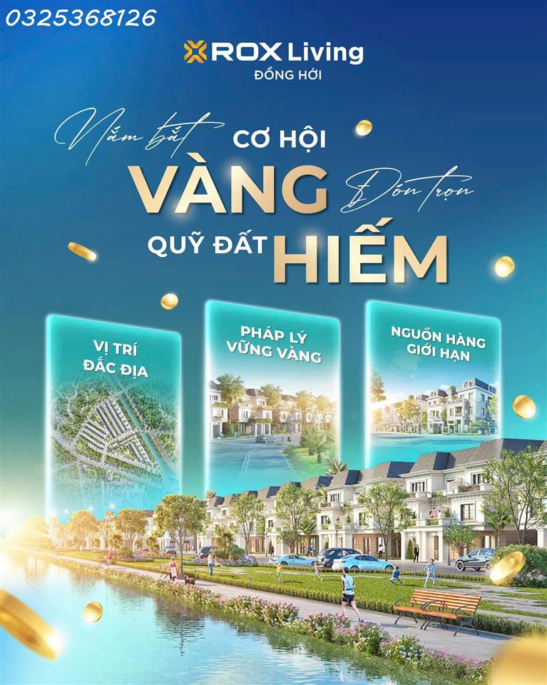 ĐẤT NỀN TRUNG TÂM ROX LIVING ĐỒNG HỚI