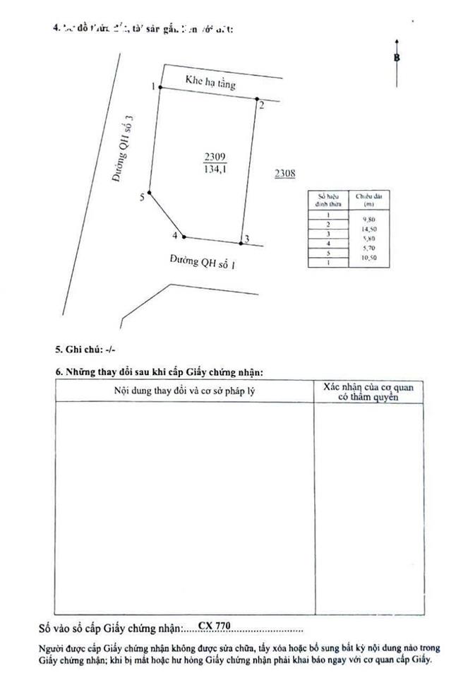 Cc Chào bán 2 lô đất xây biệt thự – Dự án Tân Hoá Quỳnh Hội – Quỳnh Phụ