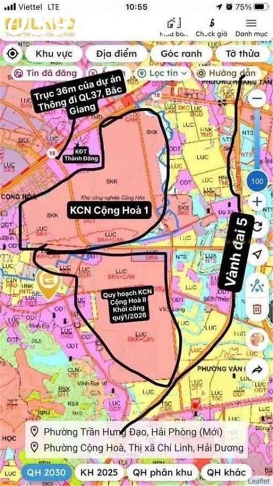 Siêu phẩm lô góc vòng xuyến siêu VIP giá 5,5 tỷ, DT 122,5m2 tại QL18, Cộng Hòa, Chí Linh
