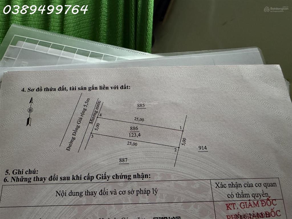 Mặt tiền vuông vắn, diện tích gần 125m2. Gần chợ Bà Lê, gần phố cổ Hội An