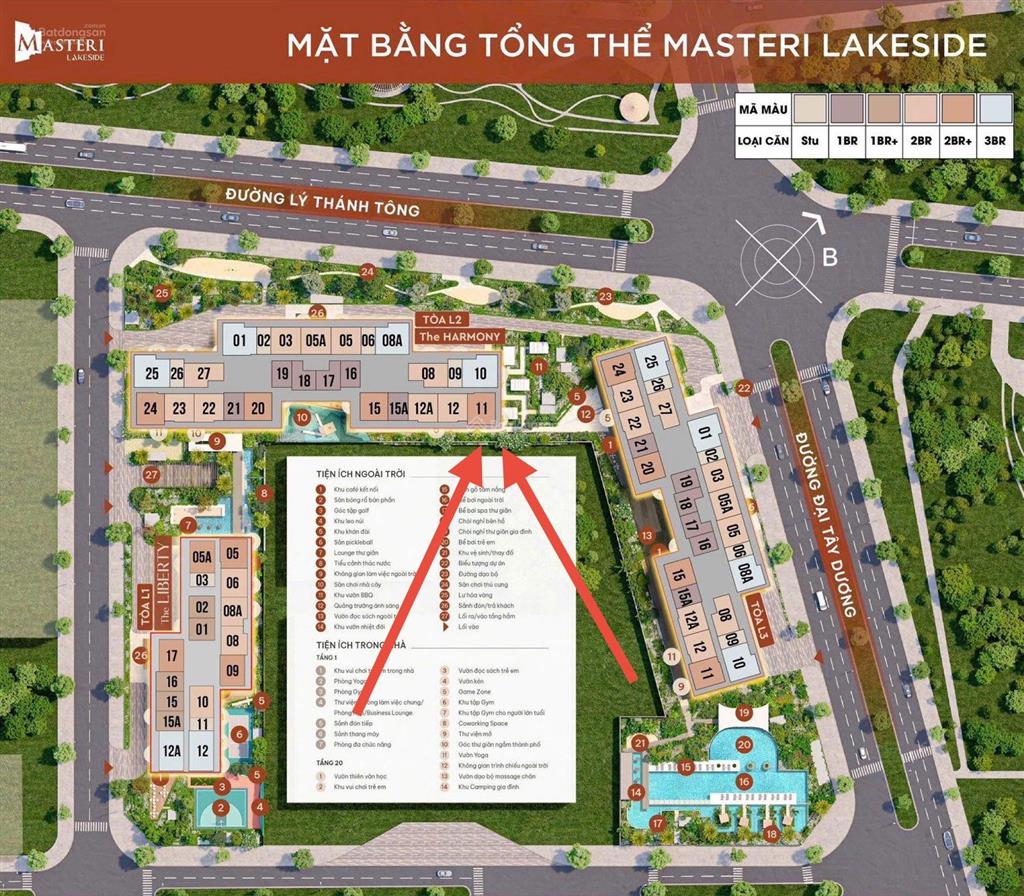 Bán căn hộ chung cư 70m2 tại gia lâm, giá chỉ với 6 tỷ vnd, uy tín  phân khu masteri lakeside