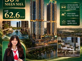 Căn hộ ven sông, sát bên sài gòn bàn giao full nội thất