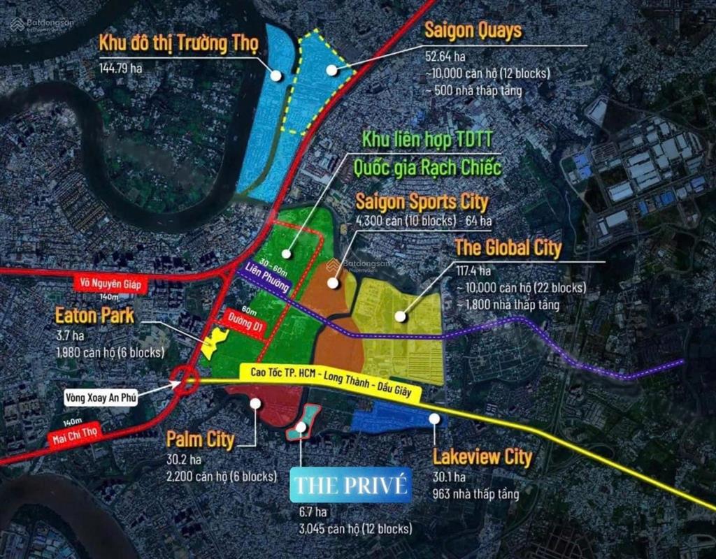 Căn hộ quỹ ngoại giao  the privé quận 2, tp. hcm