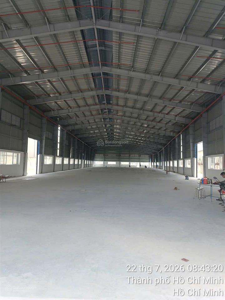 Xưởng cho thuê  diện tích đất 4600m2  skc full 40 năm  pháp lý đầy đủ 100%, mới 100%, giao ngay