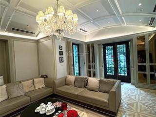 Cho thuê biệt thự song lập, view trực diện biển hồ nước mặn 24,5ha. thang máy, full nội thất luxury