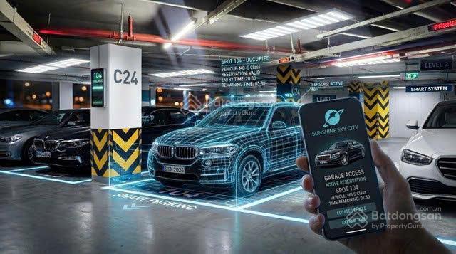 Căn góc 2pn diện tích lớn  tháp v8 sunshine sky city q7  view thoáng  giá tốt
