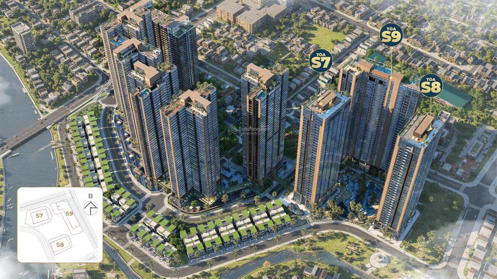 Bán căn 2pn 70m2 hướng đông nam mát mẻ tầng trung v8 sunshine sky city q7  giá đợt 1 5.6 tỷ