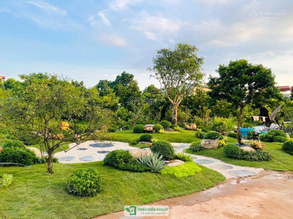 Bán gấp giảm 500 triệu còn 6,4 tỷ biệt thự, sân vườn hòa lạc 500m2, mặt tiền 20m