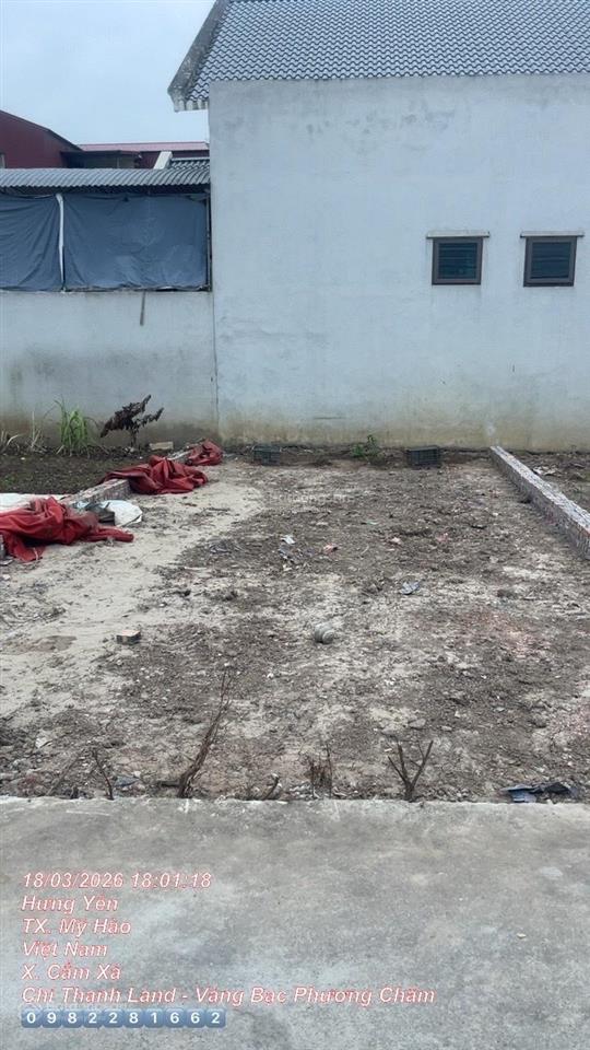 52,3m2 đất tại cẩm sơn cẩm xá mỹ hào hung yên. nay là phường thượng hồng. gần chợ trường giá chỉnh
