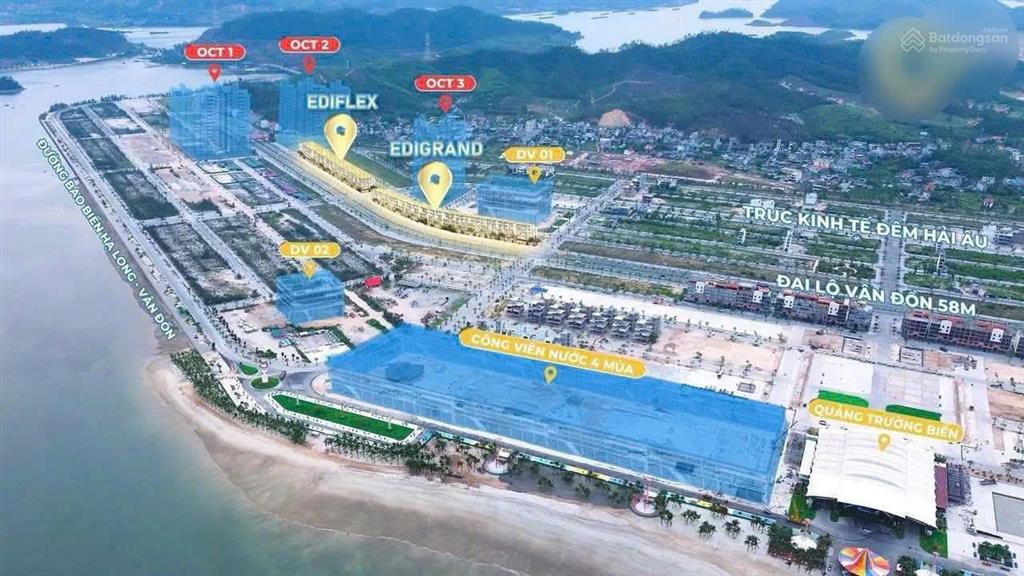 Chính chủ bán đất nền dự án kđt phương đông vân đồn qn, lô xẻ khe đẹp 87,5m2, giá cực rẻ