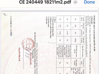 Đất vườn  2,3 ha tại xã đất đỏ, tp hcm