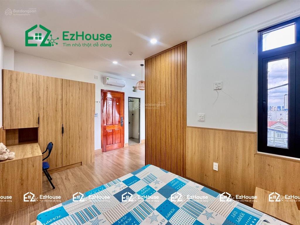 Ccmn cao cấp studio, 1pn 1 wc, ban công 40m2, full nội thất, gần iuh, vlu  gần cv gia định