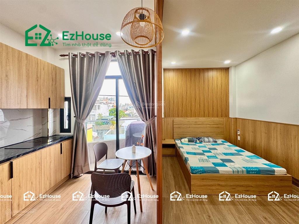 Ccmn cao cấp studio, 1pn 1 wc, ban công 40m2, full nội thất, gần iuh, vlu  gần cv gia định