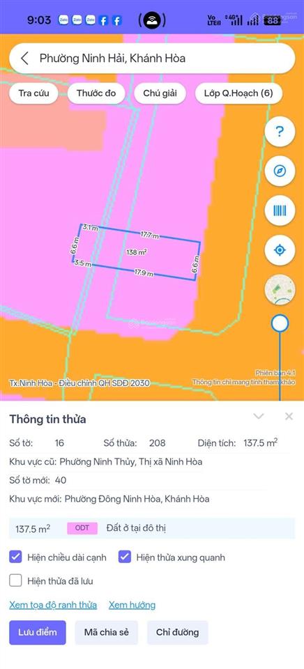 Lô đất hướng đông..phun thổ cư.. nơi tập trung các khách sạn lớn ttc, paxana