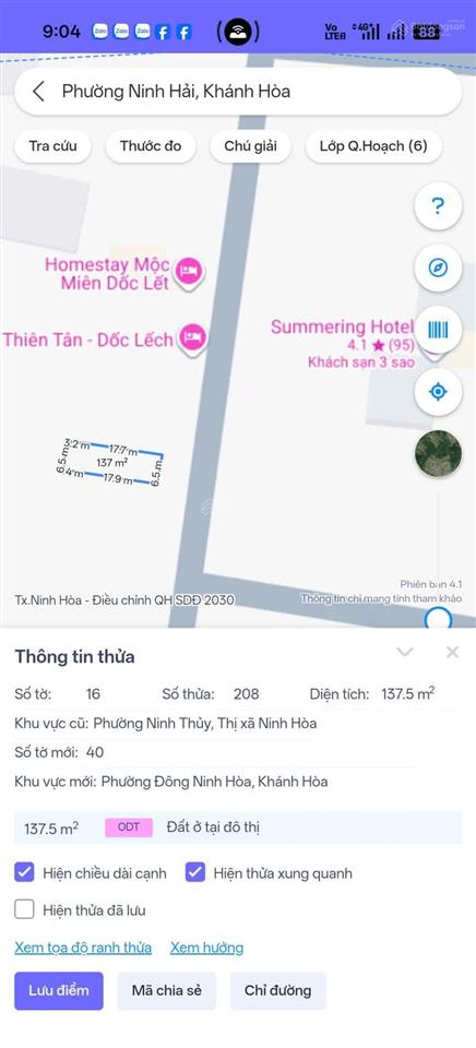 Lô đất hướng đông..phun thổ cư.. nơi tập trung các khách sạn lớn ttc, paxana