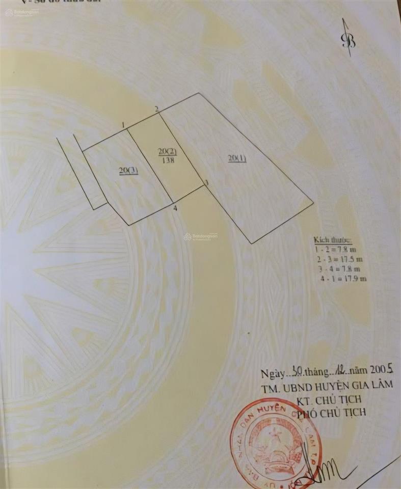 Bán mảnh đất 138 m2 tại đình vỹ, yên thường, gia lâm.