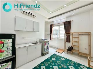 Phòng full nội thất có máy giặt riêng