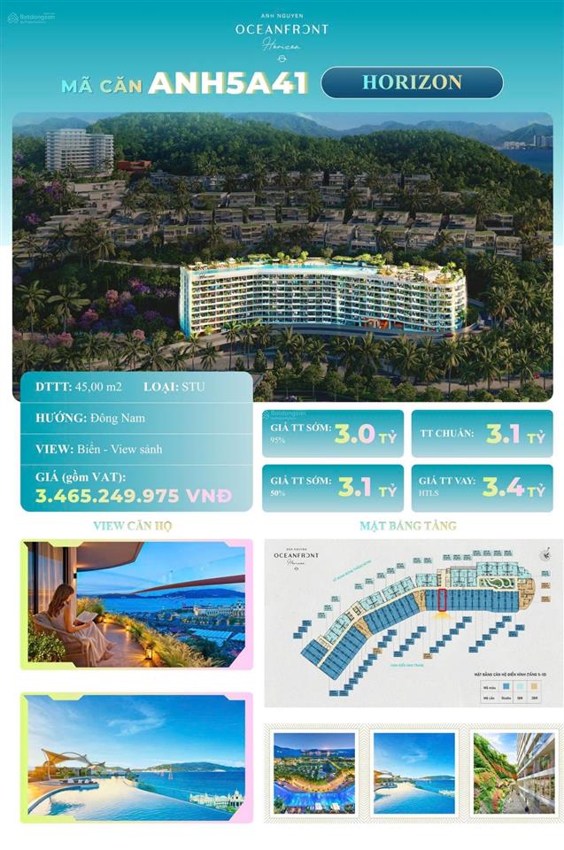 Bán căn hộ view biển horizon anh nguyễn nha trang  sở hữu lâu dài giá tốt thị trường
