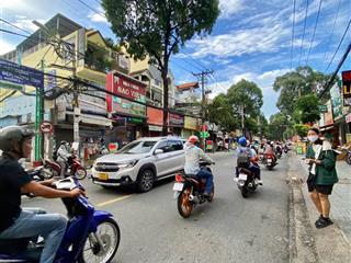 Mặt tiền lê văn thọ p11 ngay cv làng hoa. nhà 3 tầng dt 4x24m. hđt 27tr/th. giá 15,5 tỷ (tl)