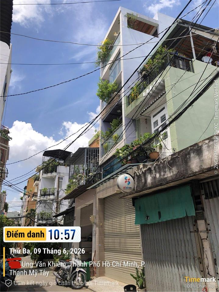 Hxh ung văn khiêm p25. dt 5m x 15m cn 72,5m². nhà cấp 4 tiện xây mới. giá 11,5 tỷ tl