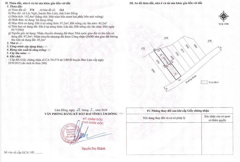 Bán đất tại lộc ngãi, 1,08 tỷ, 142,4 m2, chính chủ đẹp, nhiều tiện ích