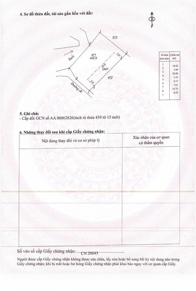 Bán đất tại xã lộc thành, bảo lâm, lâm đồng giáp suối và các khu du lịch nghỉ dưỡng