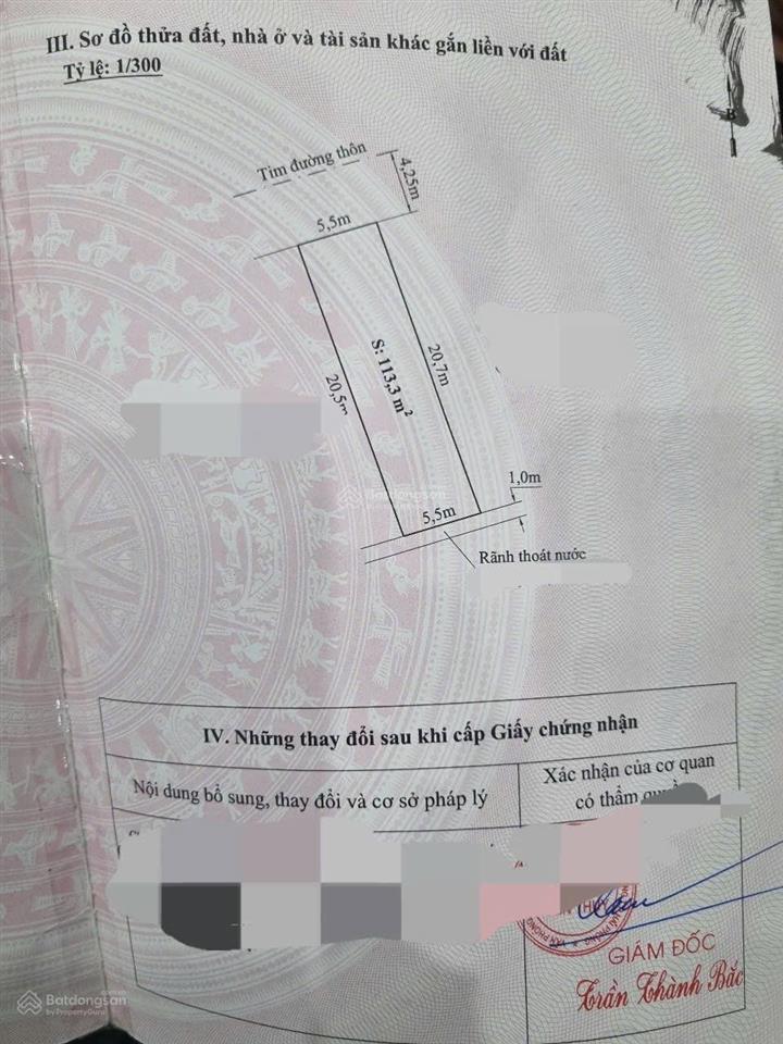 Đấu giá lạng côn đông phương kiến thuỵ gần ga tàu vin homes. 113,3m2 ngang5,5m đường 9m giá 3ty080