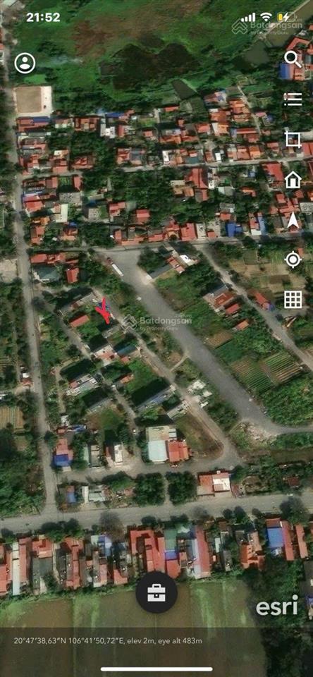 100m2 tđc vườn đốm anh dũng dương kinh mặt đường cầu rào 3 rộng 25m nối thẳng vinhomes. giá 4tỷ450