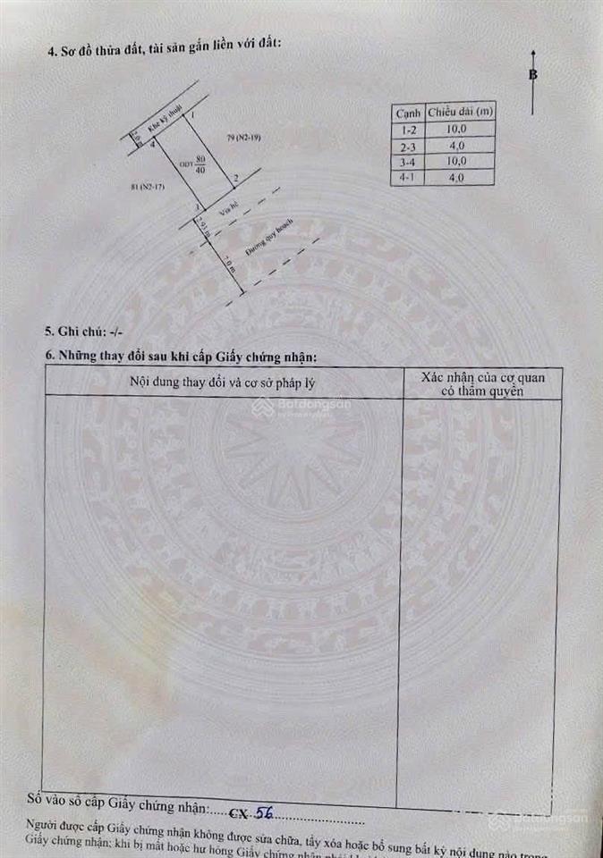 Giảm 450tr lô đất tđc anh dũng 5  dương kinh  hải phòng 40m2 đường 12m còn 1tỷ840tr. 0989 335 ***