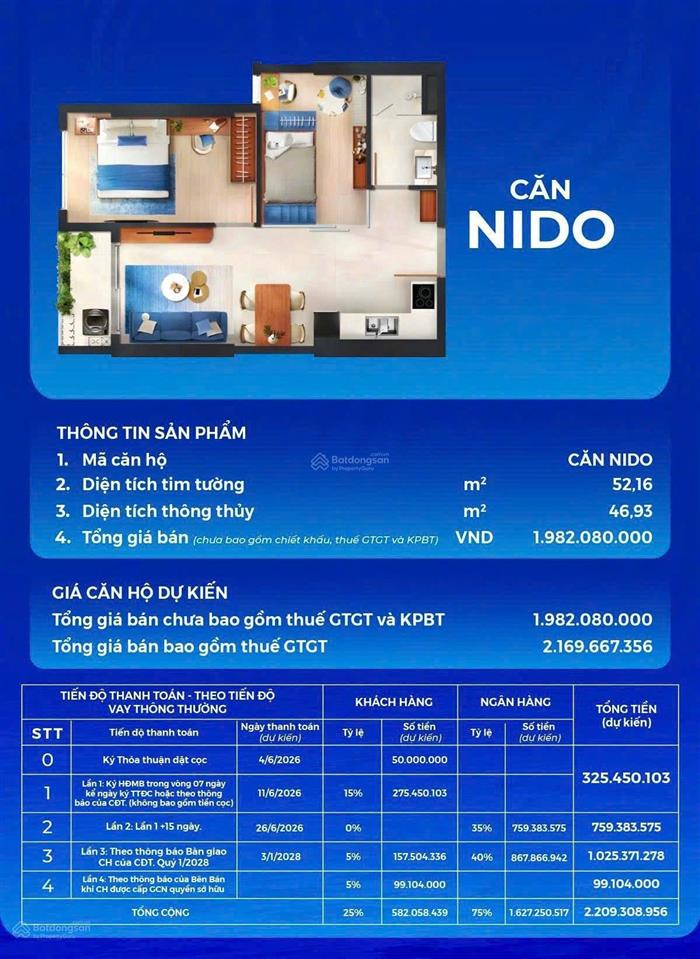 Monrei saigon  căn hộ chuẩn nhật giá 38 triệu/m2, thanh toán 15% đến khi nhận nhà