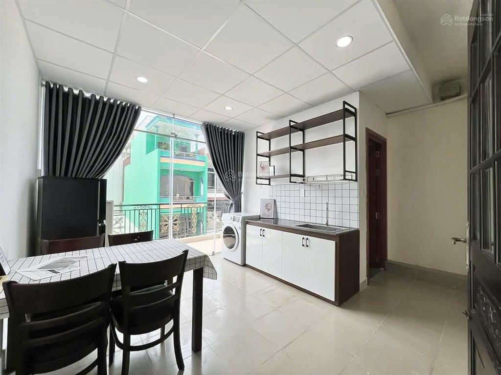 Căn hộ 1pn full nội thất có ban công, máy giặt riêng ngay vòng xoay lăng cha cả  tân bình