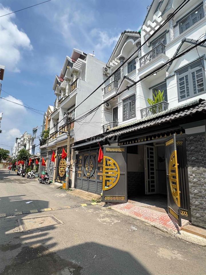4 TẦNG NGAY CHỢ BÌNH THÀNH, 60M2 (4.5M X 14M), 4 PN SÂN THƯỢNG, 5TY XÍ