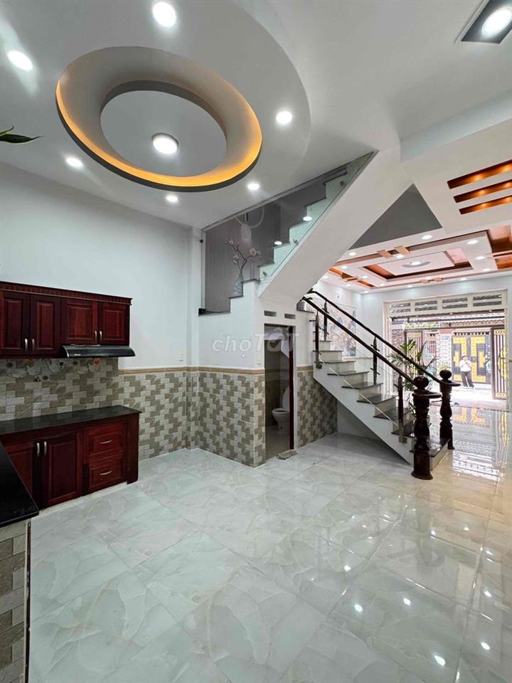 4 TẦNG NGAY CHỢ BÌNH THÀNH, 60M2 (4.5M X 14M), 4 PN SÂN THƯỢNG, 5TY XÍ